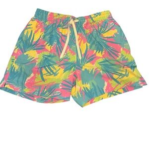 Chubbies Plant Be Tamed Multicolor Print Men's Swim Trunks Shorts - Medium